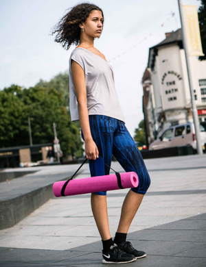Urban Fitness 4mm Yoga Mat - Hot Pink